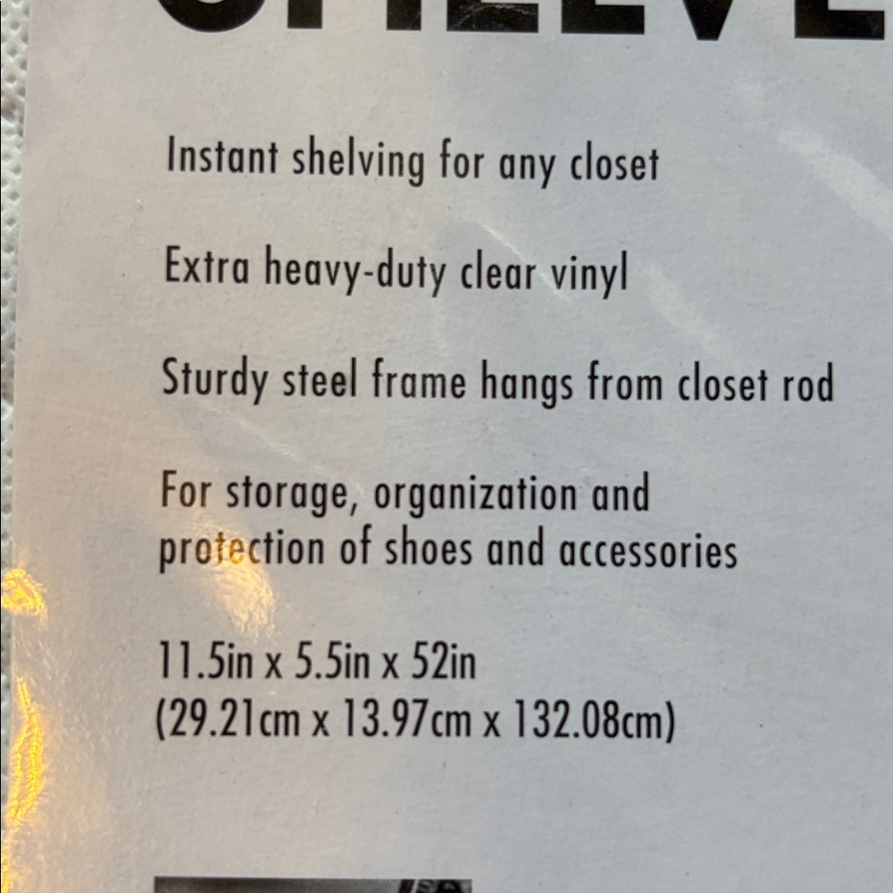 Hanging shoe shelves - Picture 2 of 4